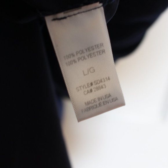 3/$20 - Dark Blue Tunic with Gold Zipper - Picture 5 of 7